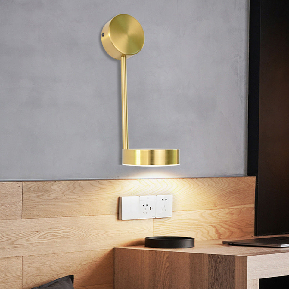 Rotary Key Bedside Wall Lamp