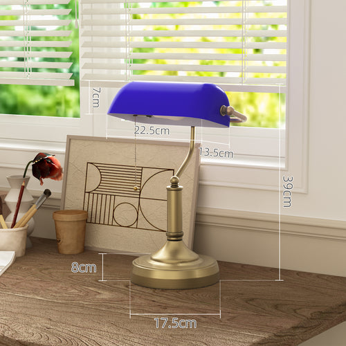 Antique Bronze Banker’s Desk Lamp