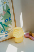 Retro Glass Bedside Table Lamp