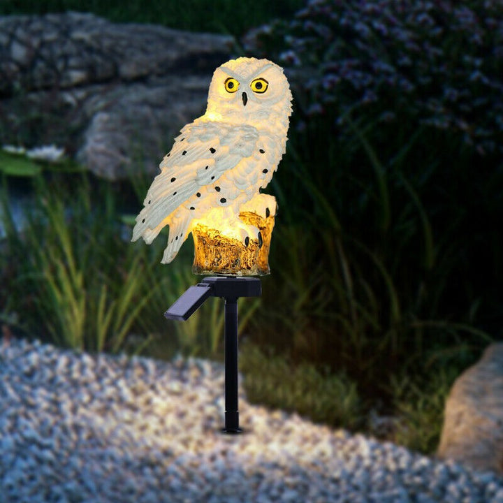 Solar Owl LED Garden Pathway Light